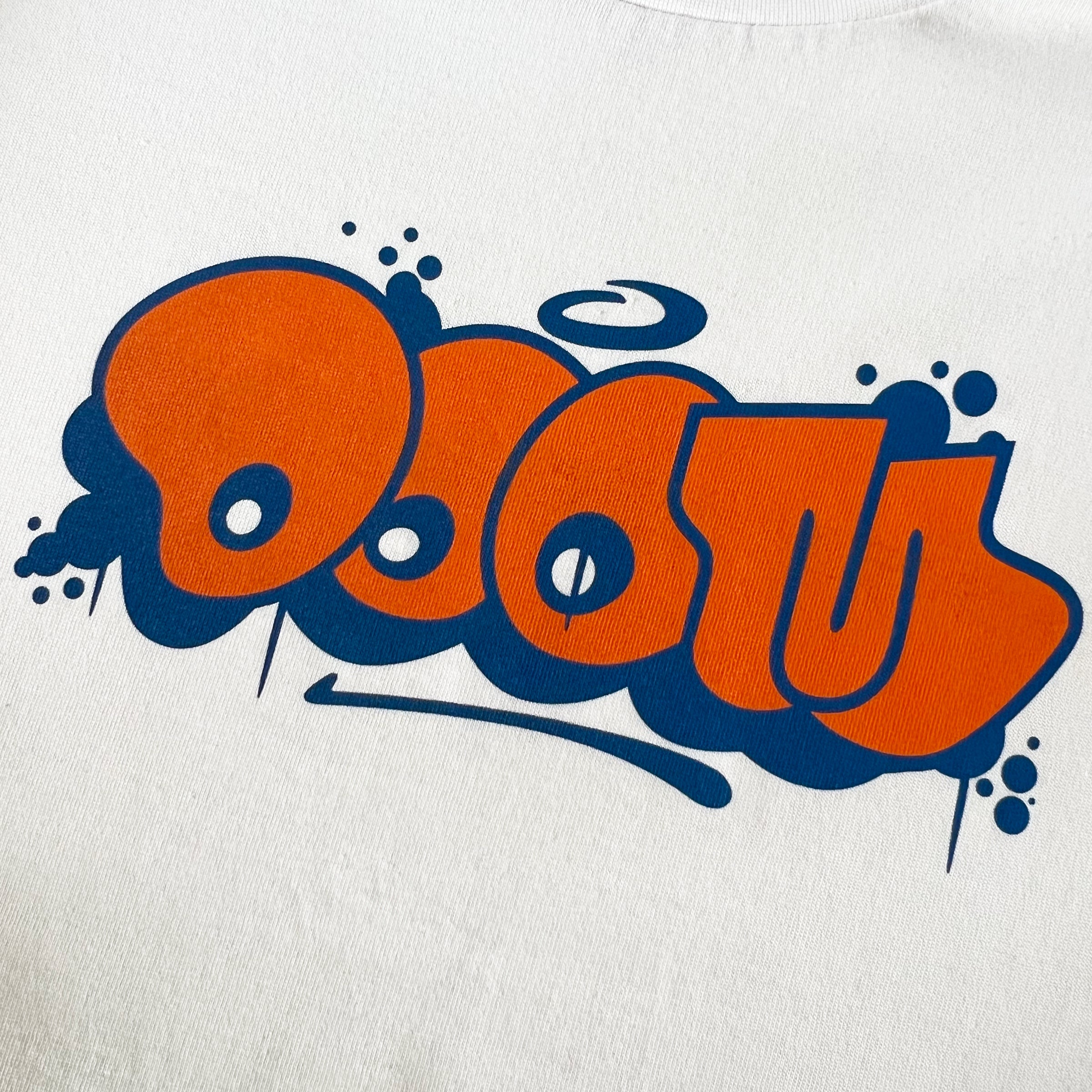 THROW SHIRT - BLUE & ORANGE – GAS DRAWLS