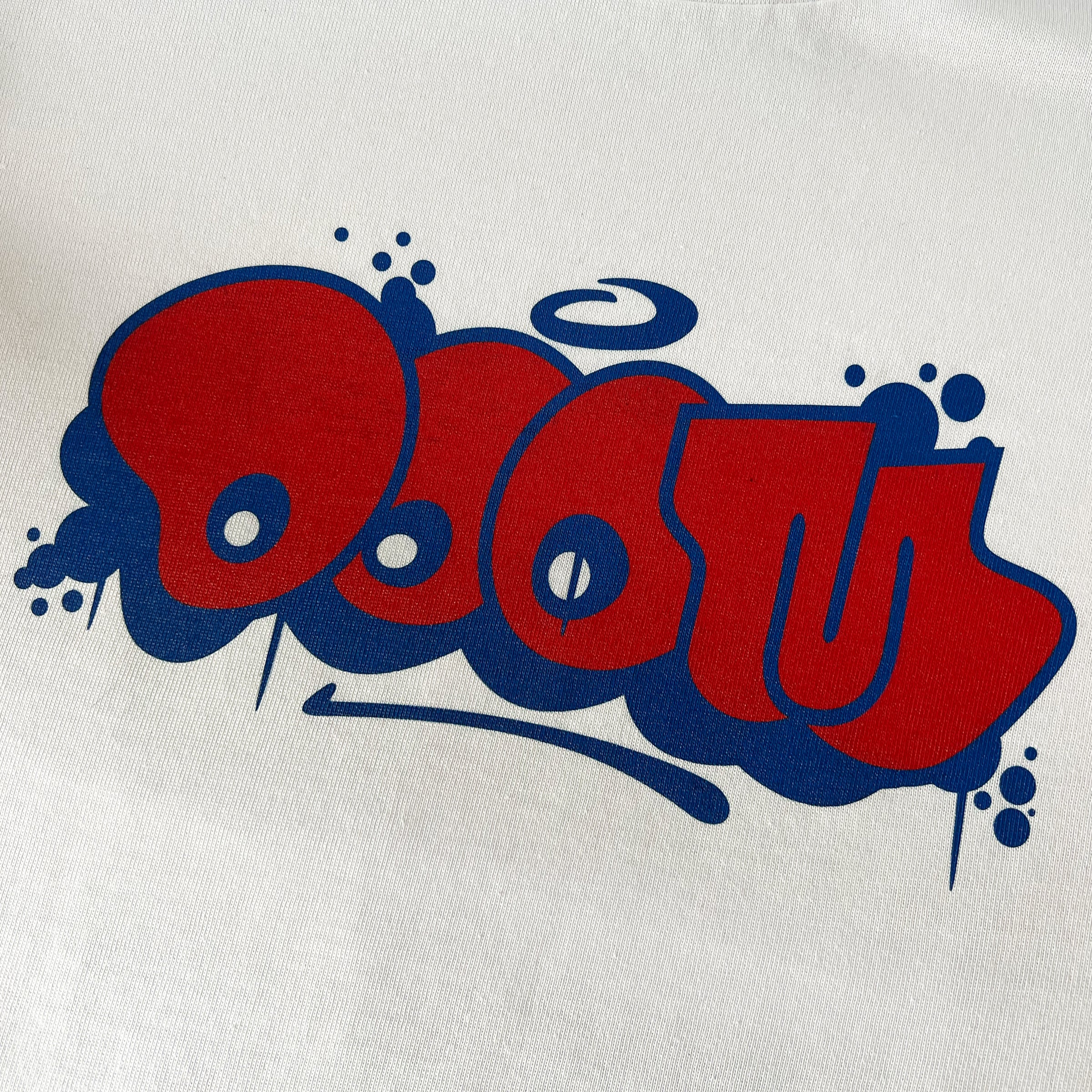 THROW SHIRT - BLUE & RED