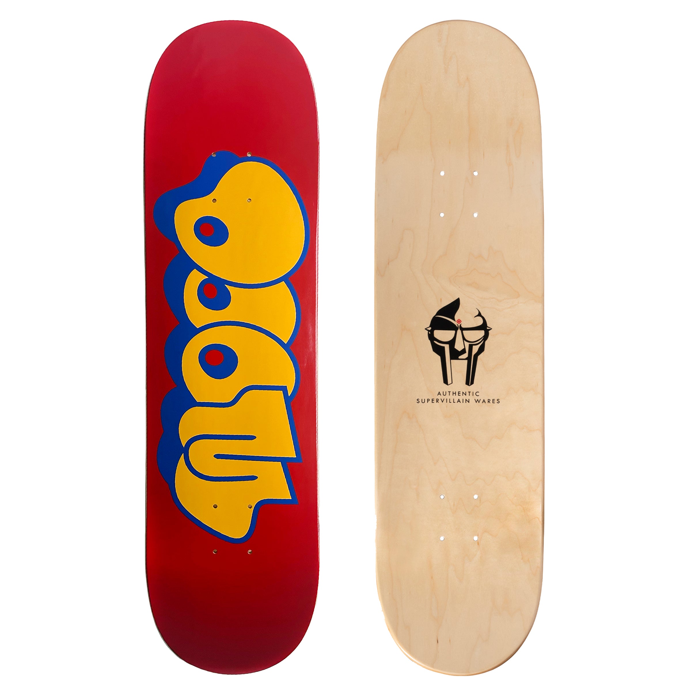 THROW SKATE DECK - RED