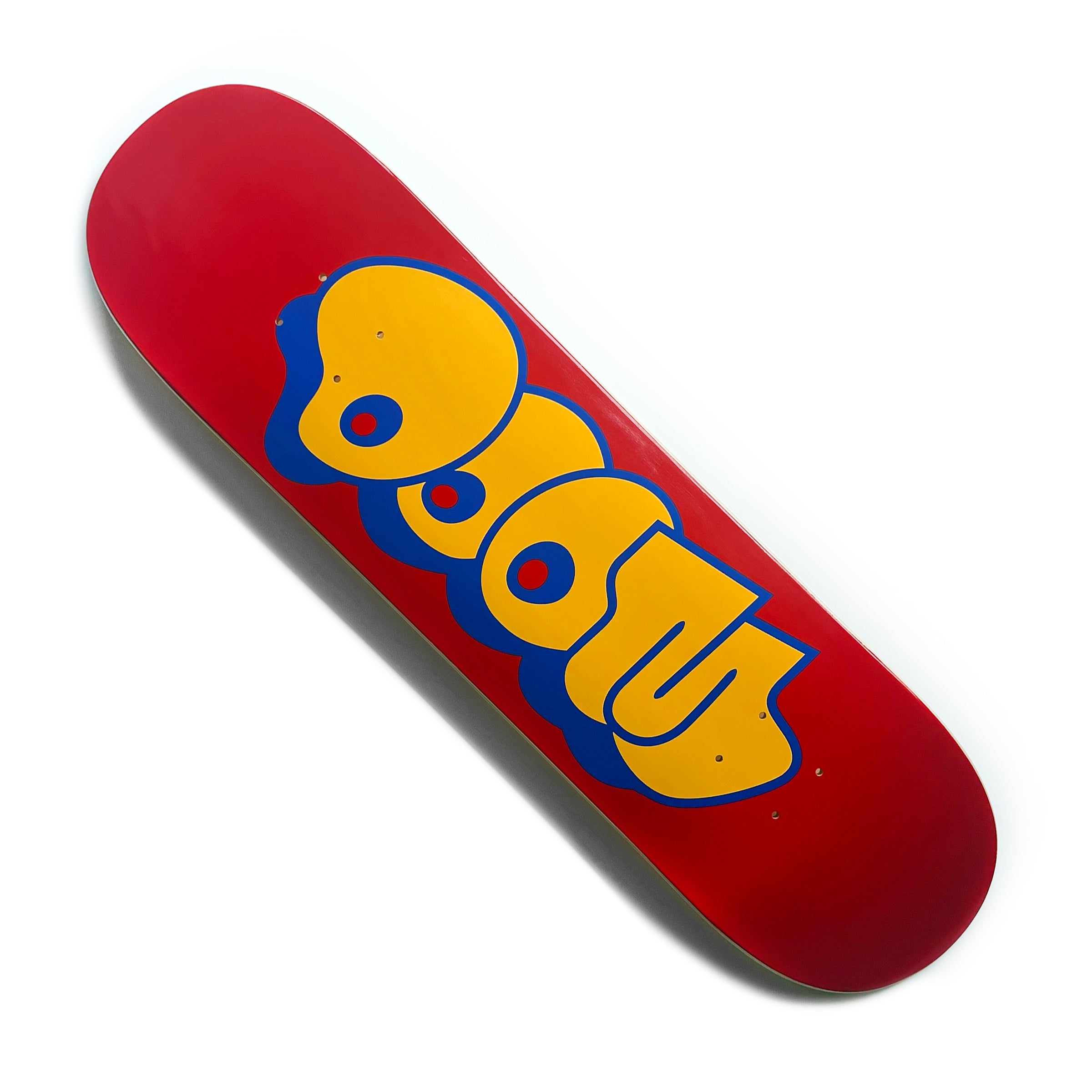 THROW SKATE DECK - RED
