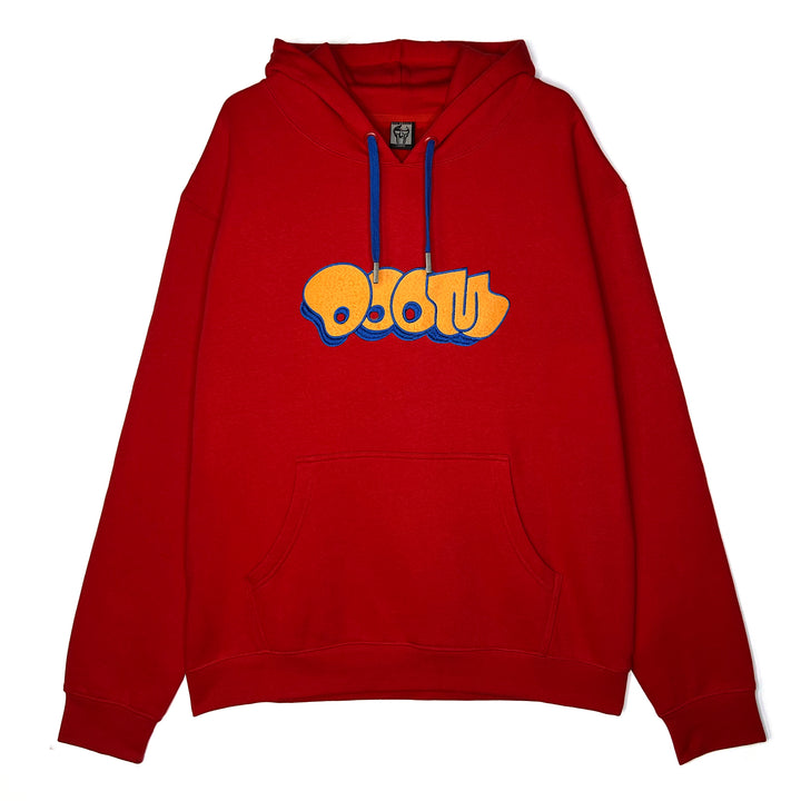 THROW HOODIE - RED – GAS DRAWLS