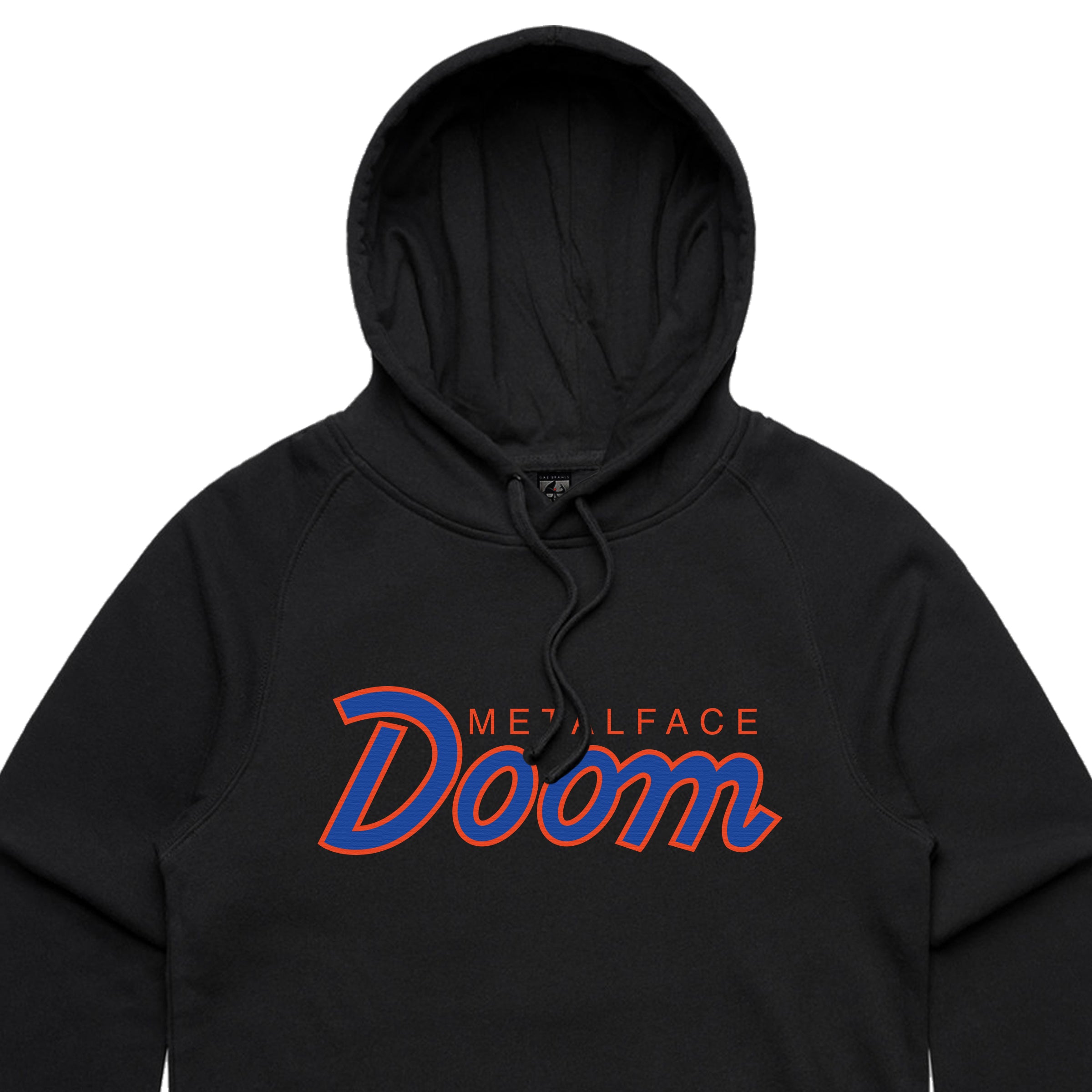 DOOMSDAY 2025: Retro Script Hoodie - Black