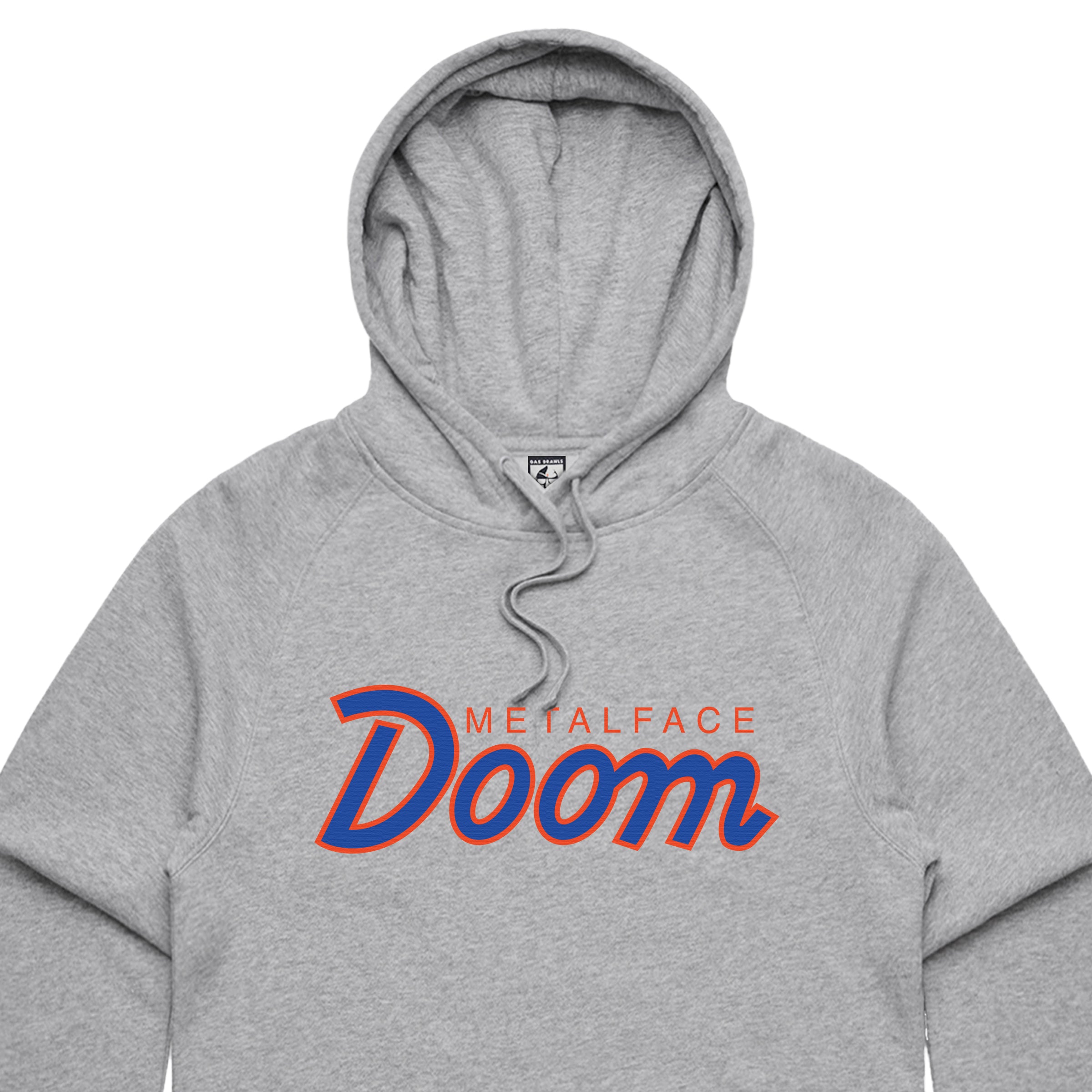 DOOMSDAY 2025: Retro Script Hoodie - Heather Gray – GAS DRAWLS