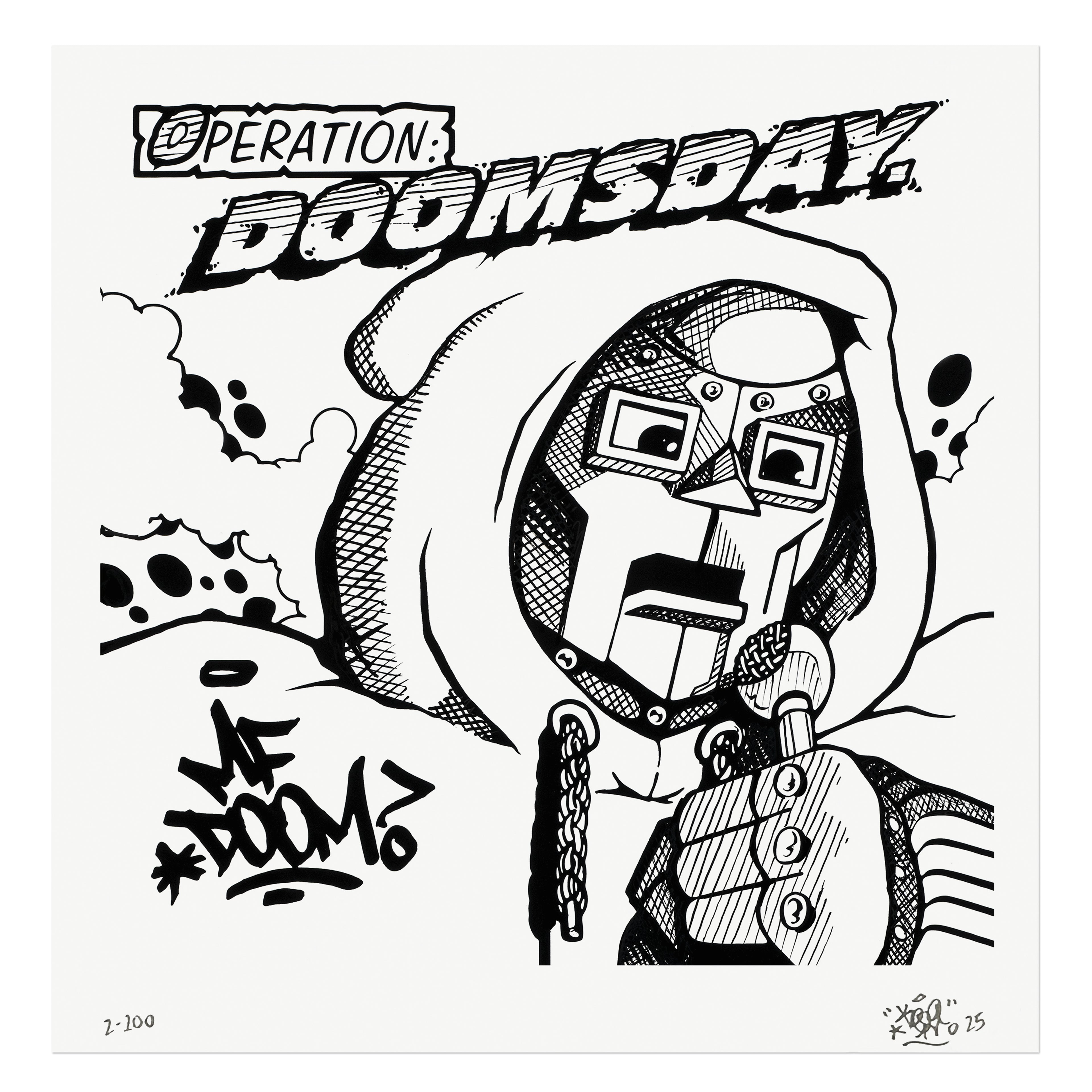 KEO - OPERATION: DOOMSDAY PRINT (SKETCH EDITION)