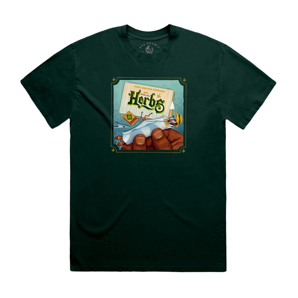 4/20 Special Herbs Shirt (Pine Green)