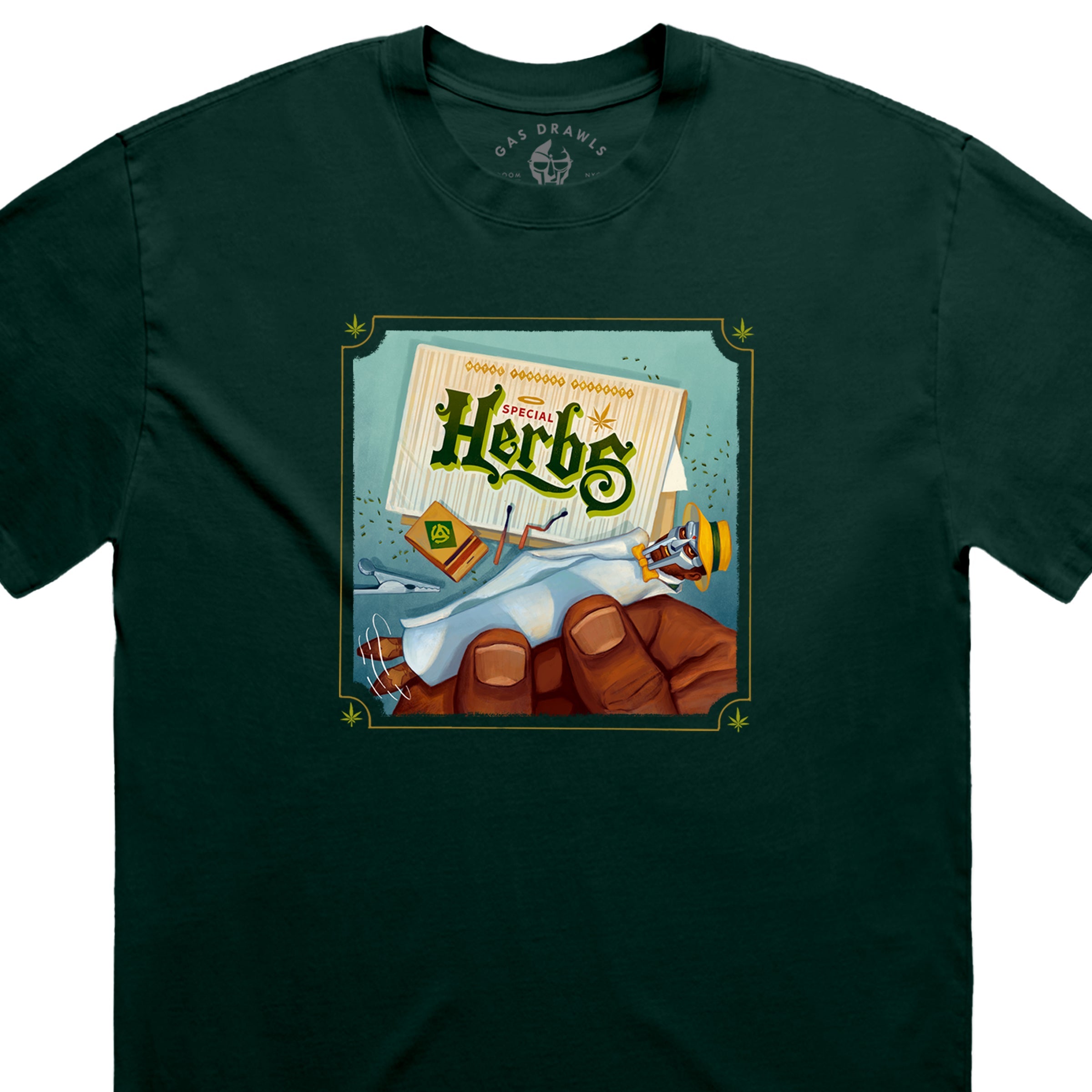 4/20 Special Herbs Shirt (Pine Green)
