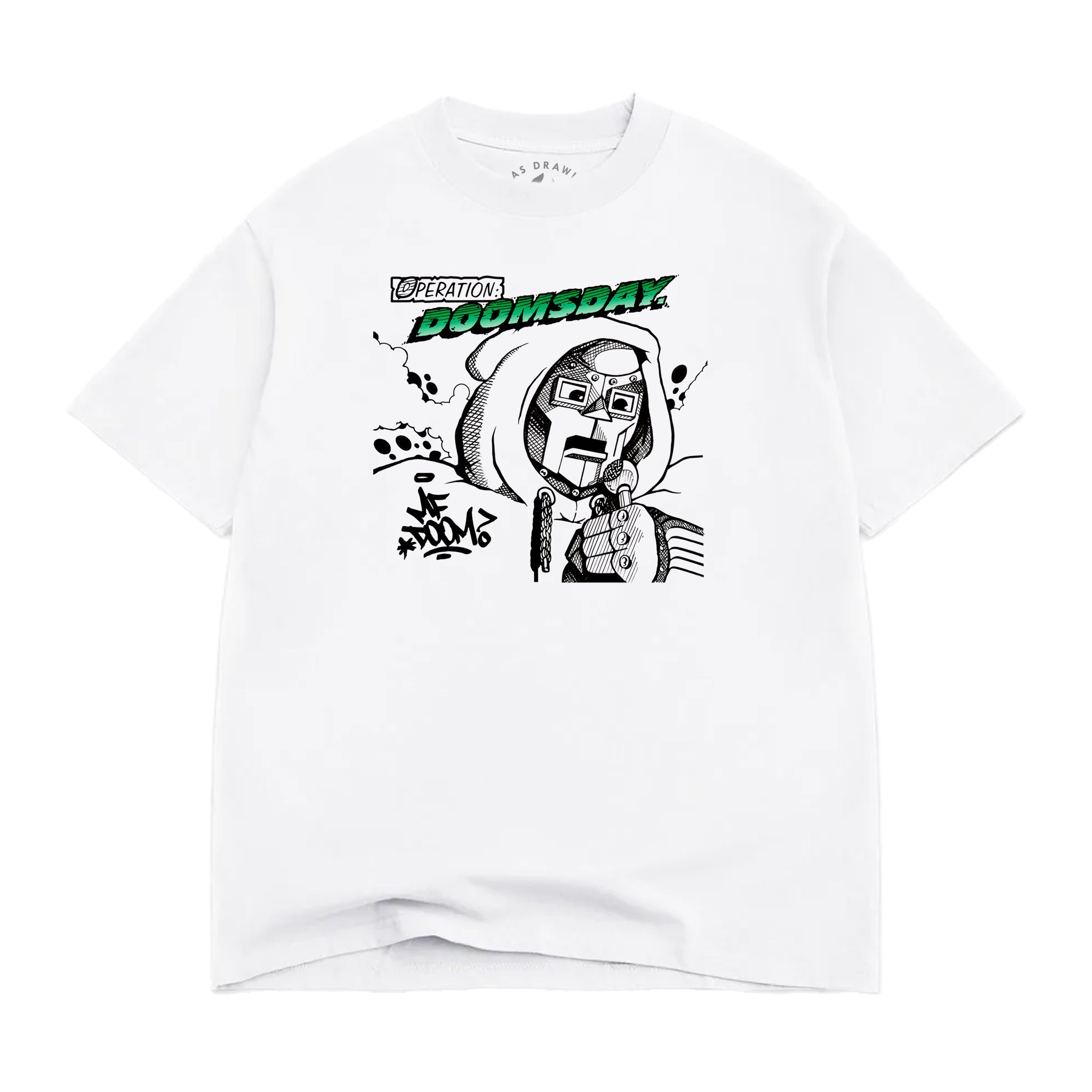 Sketch Shirt - White – GAS DRAWLS