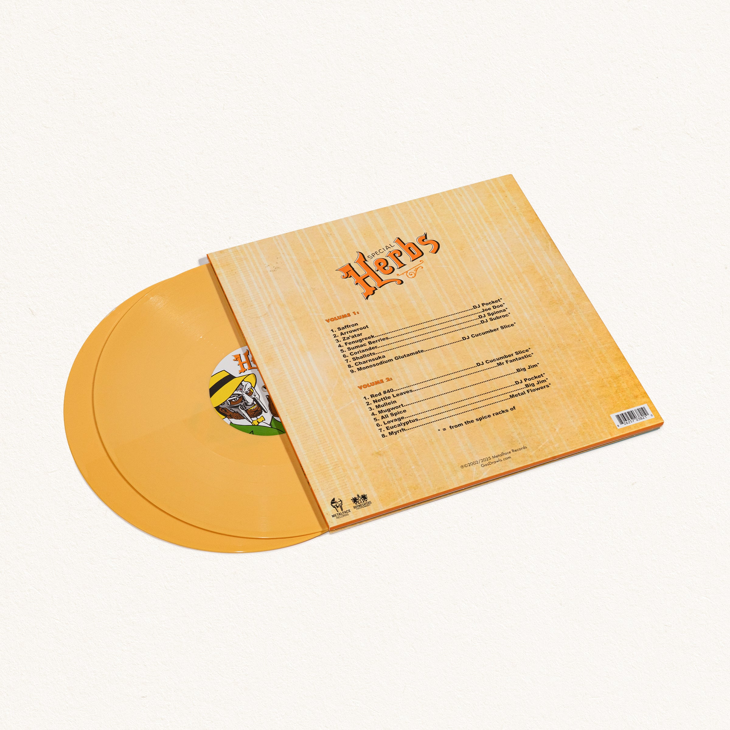 Metal Fingers Presents: Special Herbs Vol. 1 & 2 (Vinyl)