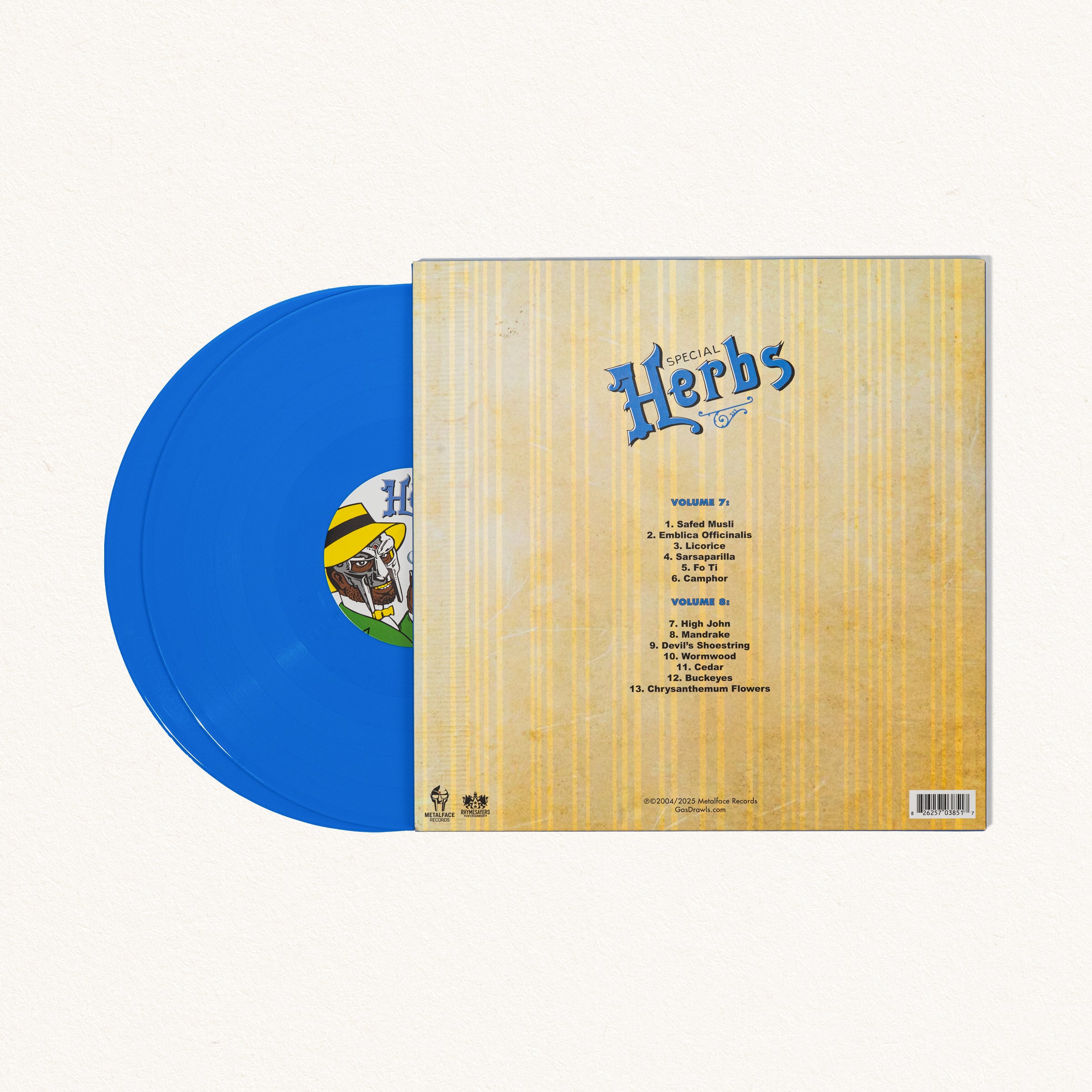 洋楽 MF Doom l Fingers Special Herbs 7&8 Metal Fingers Presents: Special Herbs, Vol. 7 and 8 - Album by MF