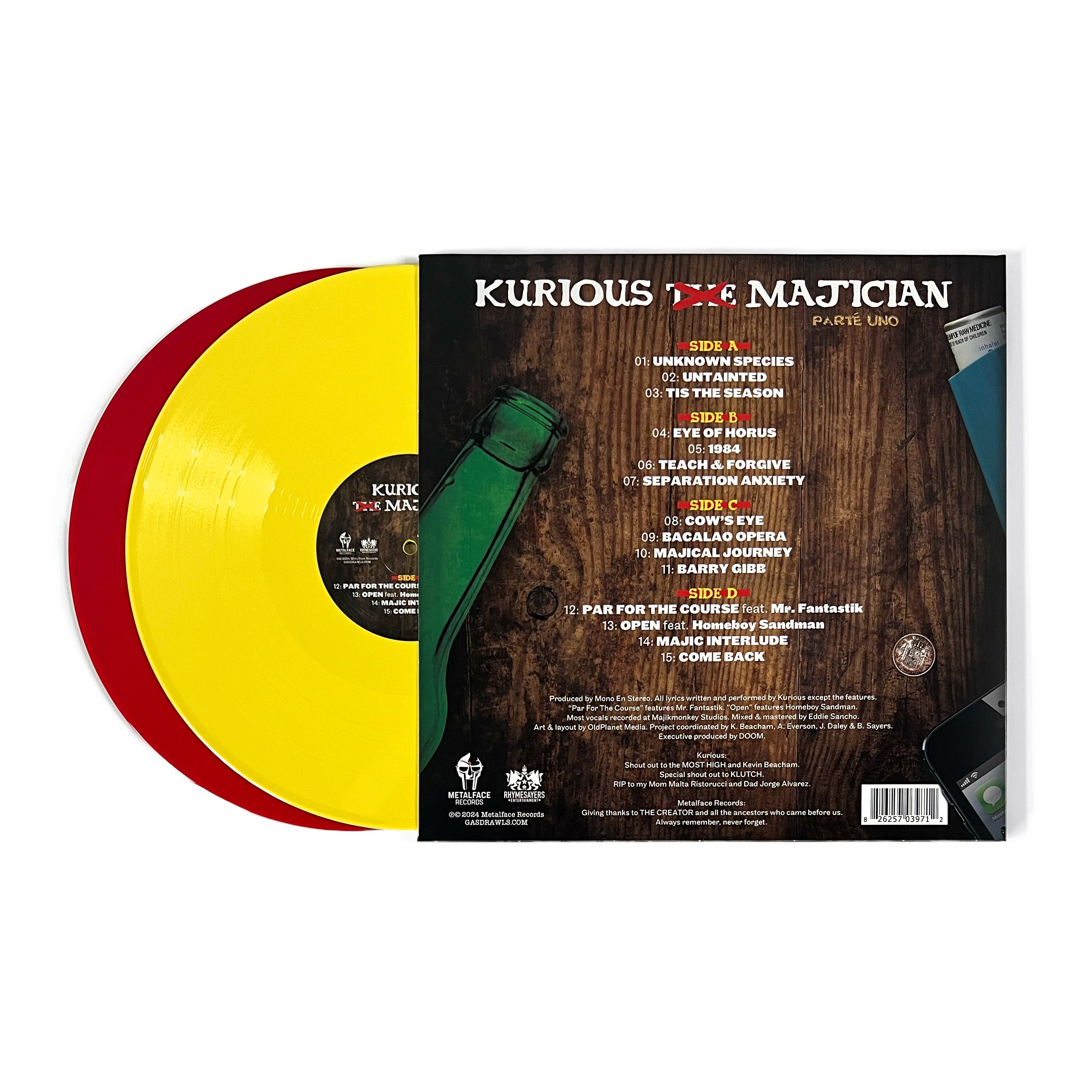 Kurious - Majician (Vinyl) – GAS DRAWLS