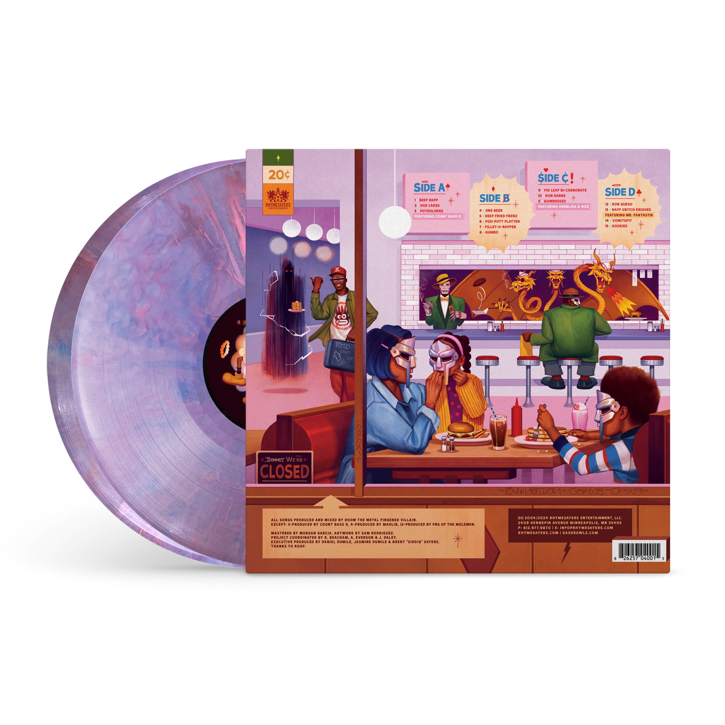 MF DOOM / MM..FOOD 20周年記念盤 2枚組レコード 新品 MM..FOOD (20th Anniversary Edition) Vinyl – GASDRAWLS