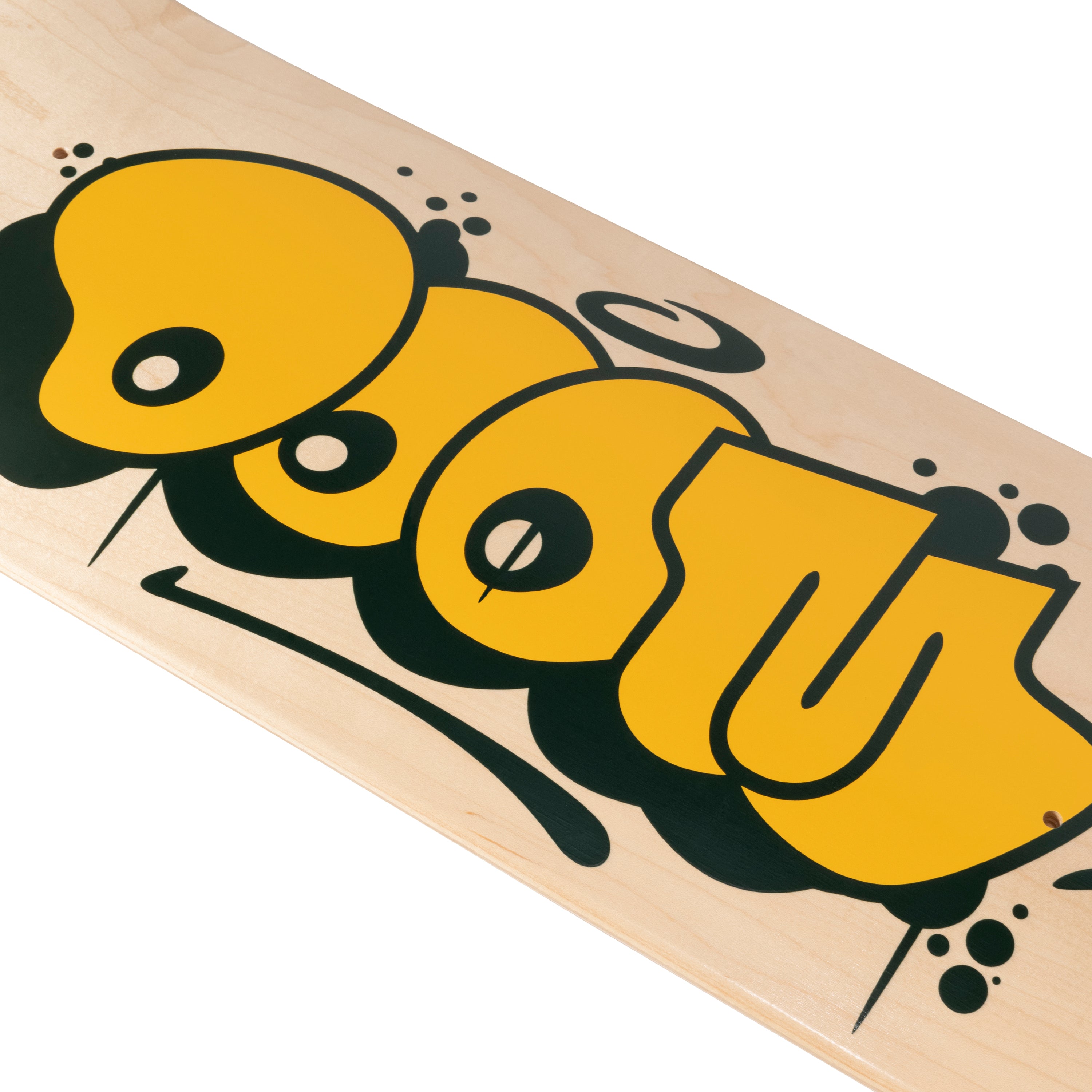 Throw Skate Deck - Yellow & Green