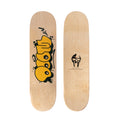 Throw Skate Deck - Yellow & Green