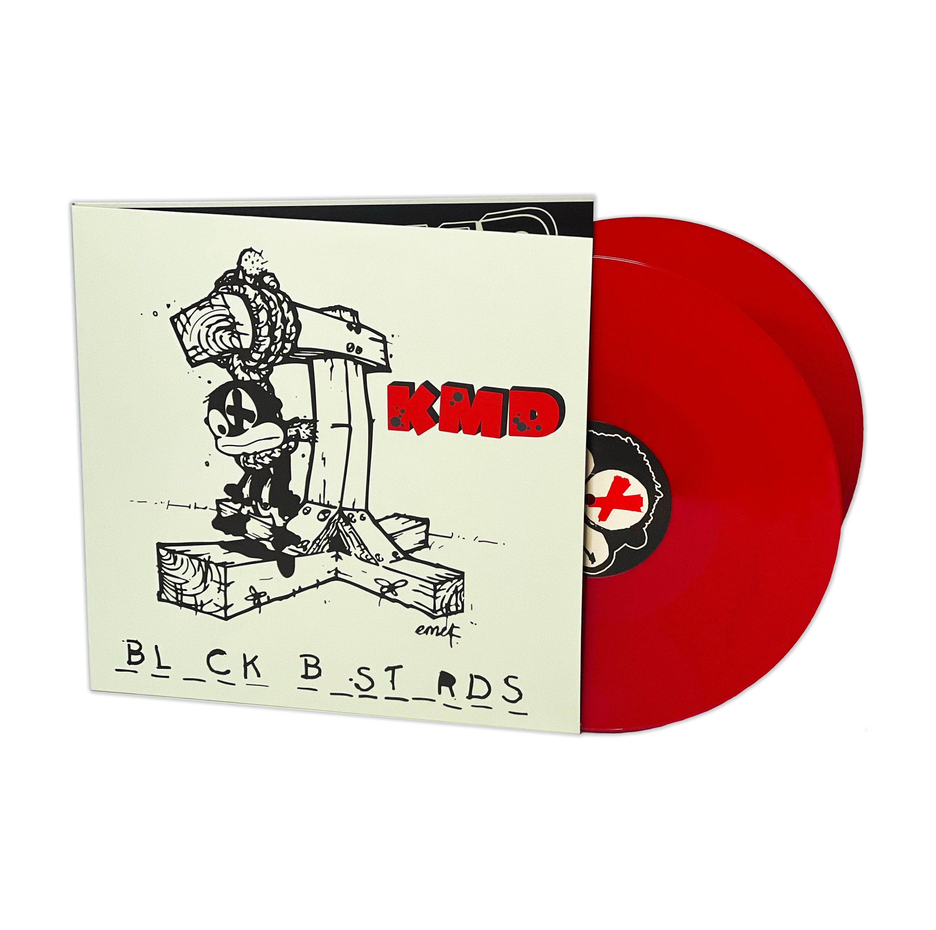 米2LP KMD Black Bastards RR2001 READYROCK /00520 KMD - BLACK BASTARDS (Red Vinyl) – GAS DRAWLS